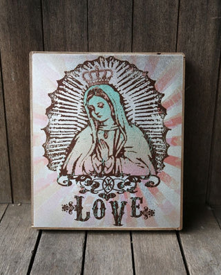 Guadalupe Metal Sign 12 x 14.5