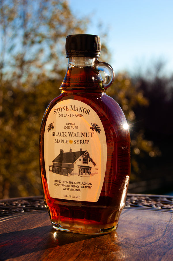 Stone Manor Black Walnut Maple Syrup