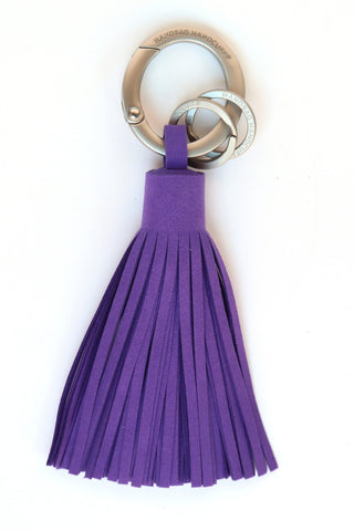 Buy grape Handbag Handcuff® -  Microfiber Tassel Key Chain