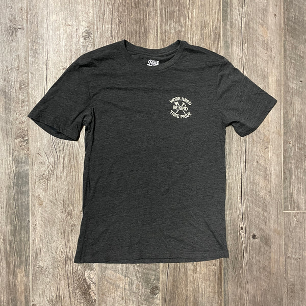 Barnwood Living Crew T-Shirt - Work Hard, Be Kind, Take Pride