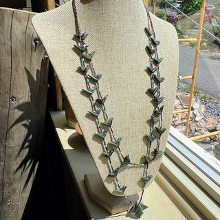Carved Fetish Beaded Necklace