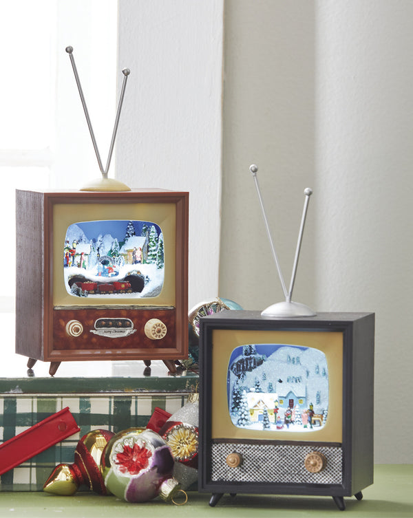 10" Animated Musical Television Christmas Decoration