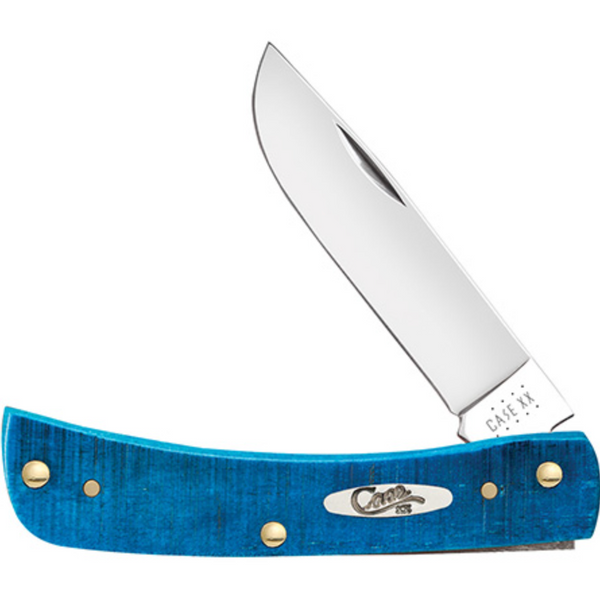 Case® - Caribbean Blue Bone Sawcut Jig Sod Buster Jr #25990