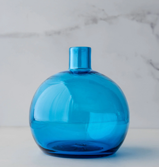 Buy turquoise Blenko - Ball Bud Vase