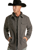 Rock & Roll Denim - Men's Solid Snap Shirt Jacket