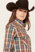 Panhandle - Rough Stock - Women's Embroidered Long Sleeve 2 Pocket Snap