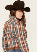Panhandle - Rough Stock - Women's Embroidered Long Sleeve 2 Pocket Snap