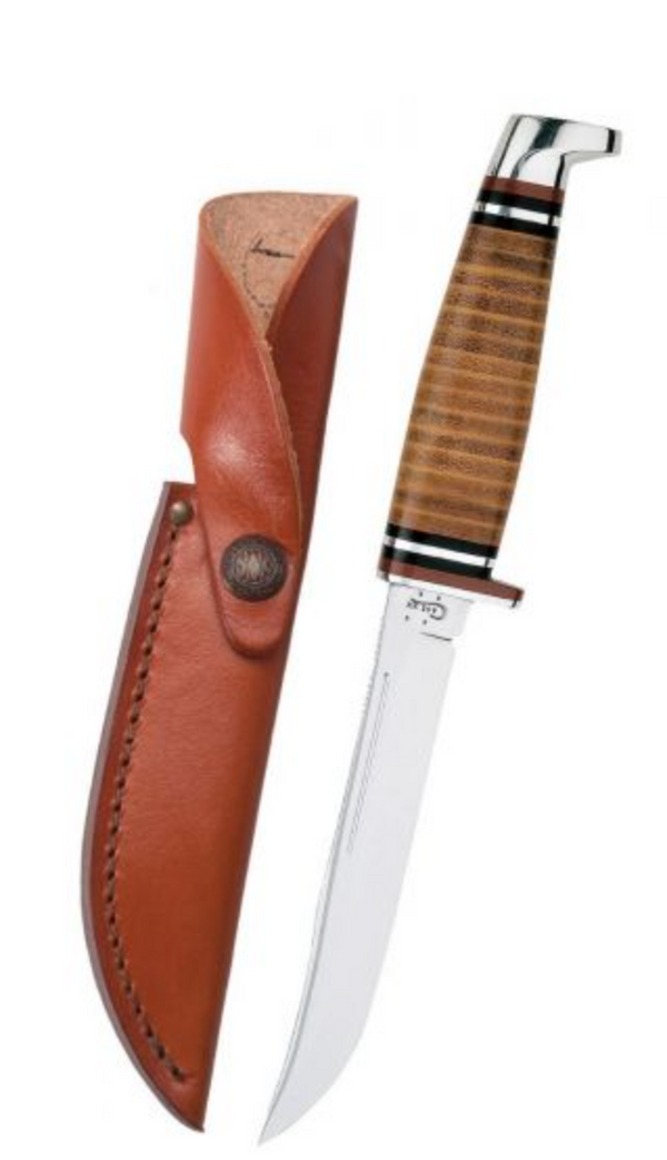 Case® - Leather Hunter w/ Sheath #00381