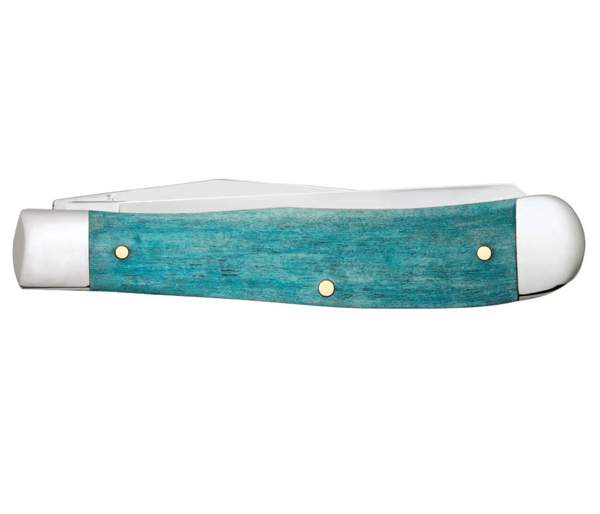 Case® - Cardinal Embellished Smooth Natural Bone with Color Wash Trapper  #39159
