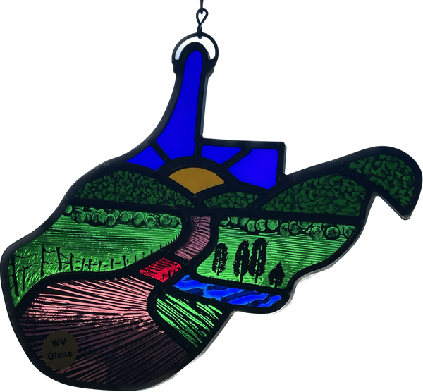 State of WV "Highways & Byways" Suncatcher