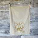 Dandelion Flower Honey Bee Tea Towel
