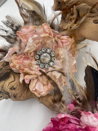Buy baby-pink Feather Flowers