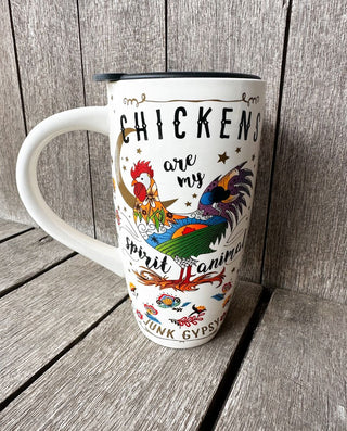 Chickens Are My Spirit Animal - Ceramic Tumbler