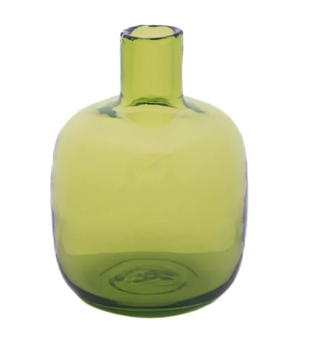 Buy olive Blenko - Bubble Bud Vase
