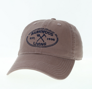 Buy driftwood-w-navy-logo Barnwood Living Crew Hat -Twill