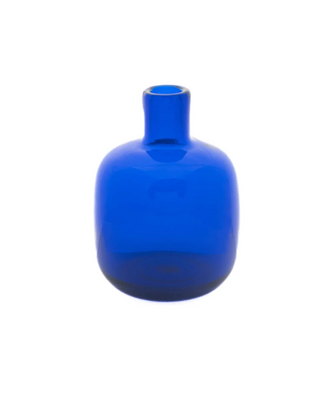 Buy cobalt Blenko - Bubble Bud Vase