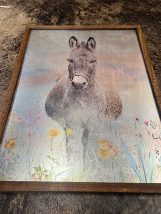 Donkey Metal Sign 18 x 24