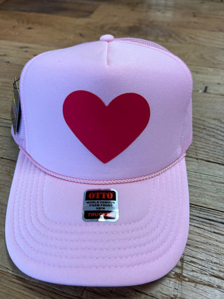 Heart ♥️ - Light Pink Trucker Hat