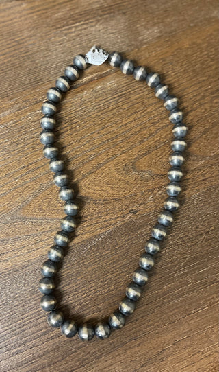 Sterling Silver Navajo Pearls 14mm