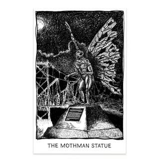 The Mothman Statue Postcard