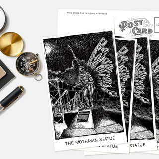 The Mothman Statue Postcard