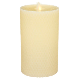 Moving Flame Honeycomb Pillar Candle 3.5
