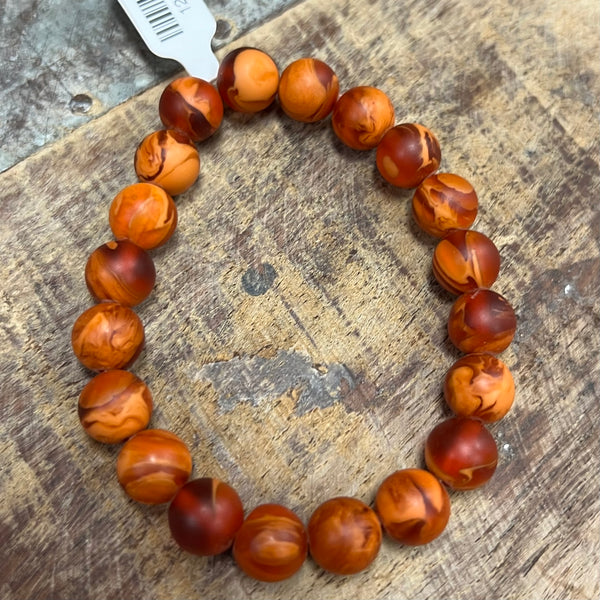 Beeswax Scented Ceramic Beaded Bracelet