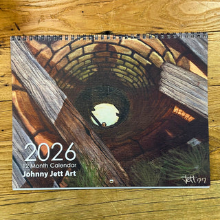 2026 Johnny Jett Art Calendar *PRE-Order*