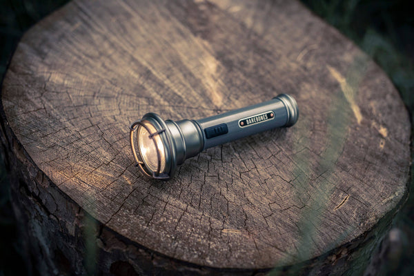 Vintage Flashlight: Slate Gray