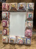 Picture Frame - Made from Recycled Newspapers  4x6