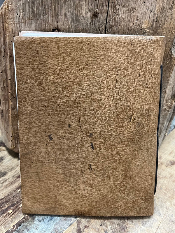 Leather Journal - Whoever walks with the wise...