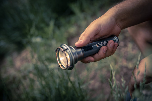 Vintage Flashlight: Slate Gray