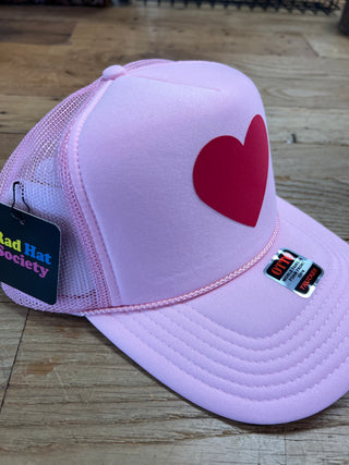 Heart ♥️ - Light Pink Trucker Hat
