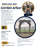 Build Your Own Garden Arbor with Barnwood Builders - Deposit