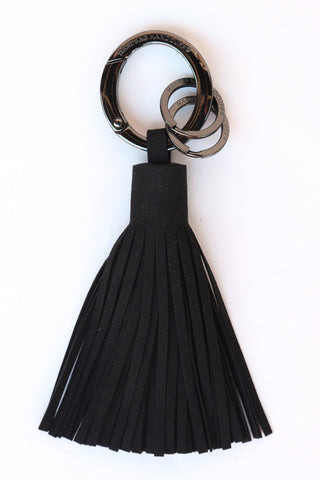 Buy black Handbag Handcuff® -  Microfiber Tassel Key Chain