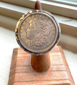 Liberty Coin Ring -  Size 7