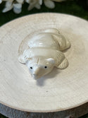 Hand Carved Stone Fetish Animals - Albert Livingston Navajo - Polar Bear
