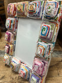 Picture Frame - Made from Recycled Newspapers  4x6