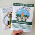 Happy Cat Embroidery Kit