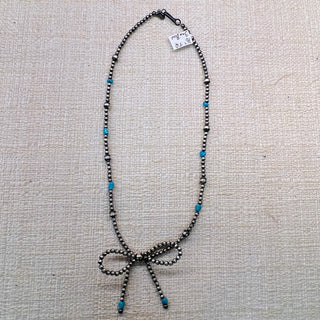 Navajo Pearl Bow Necklace