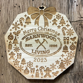 Barnwood Living Christmas Ornament - Reclaimed Poplar