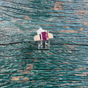 Sterling Silver Pink Tourmaline Rings