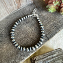 Silver Pearl Ranch - Navajo Pearl Claw Clasp Bracelet
