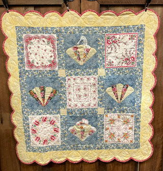Handkerchief Scalloped Edge - Quilt or Wall Hanging