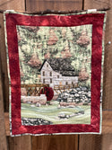 Grist Mill at Babcock State Park - Quilted Wall Hanging