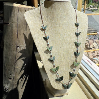 Carved Fetish Beaded Necklace