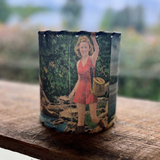 Small Found Images Handmade Lampshades - Wichita Falls, Texas