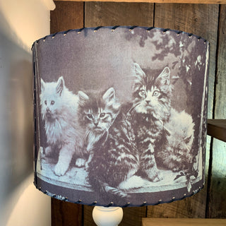 Large Found Images Handmade Lampshades - Wichita Falls, TX