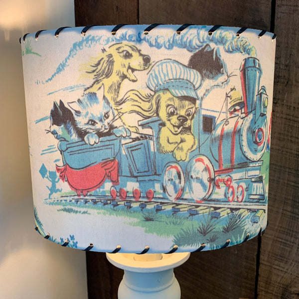 Medium Found Images Oval Handmade Lampshades - Wichita Falls, TX