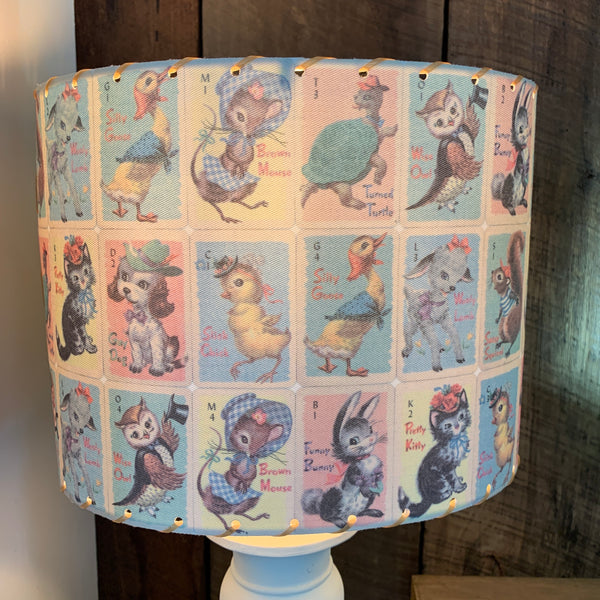 Medium Found Images Oval Handmade Lampshades - Wichita Falls, TX